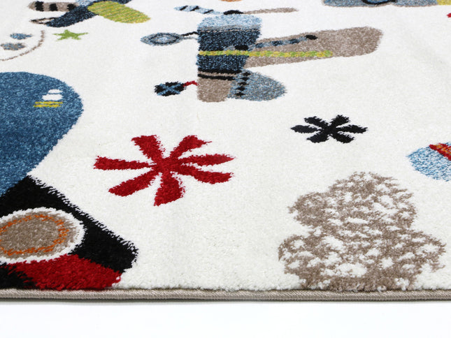 Happy Feet Flyin' High Multi Kids Rug