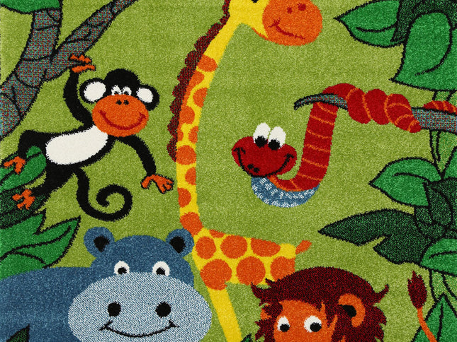 Happy Feet Jungle Jam Multi Kids Rug
