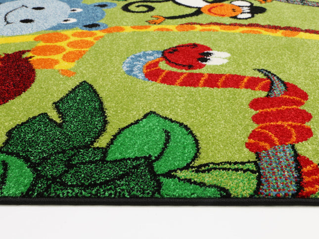 Happy Feet Jungle Jam Multi Kids Rug