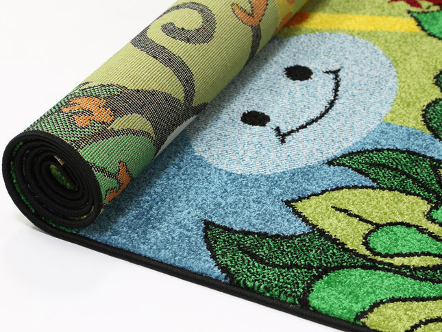 Happy Feet Jungle Jam Multi Kids Rug