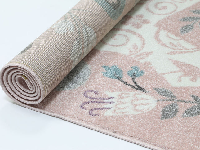 Happy Feet Kids Unicorn Rug Pink