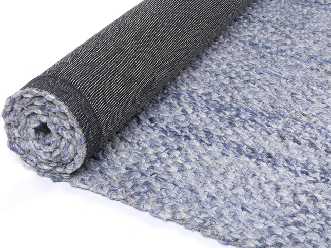 Harlow Chignon Blue Wool Blend Rug