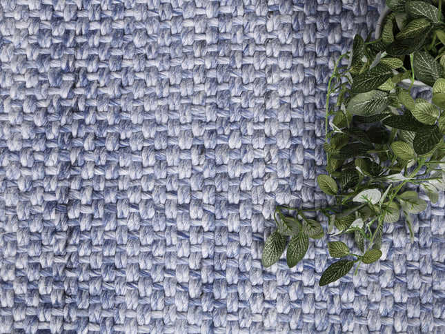 Harlow Chignon Blue Wool Blend Rug