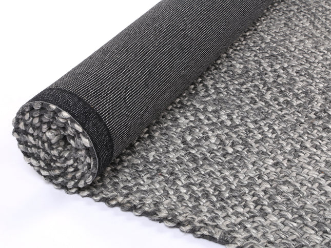 Harlow Chignon Charcoal Wool Blend Rug