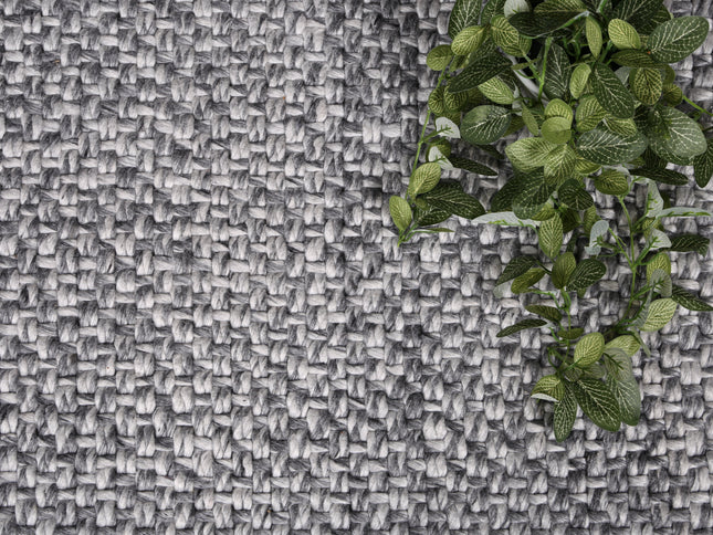Harlow Chignon Charcoal Wool Blend Rug