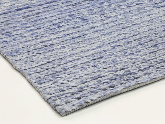 Harlow Cue Blue Wool Blend Rug