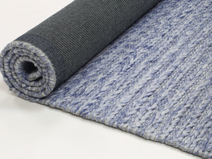 Harlow Cue Blue Wool Blend Rug