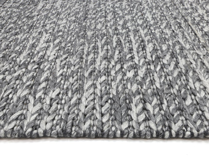 Harlow Cue Charcoal Wool Blend Rug