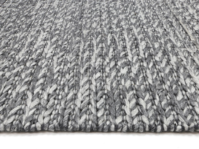 Harlow Cue Charcoal Wool Blend Rug