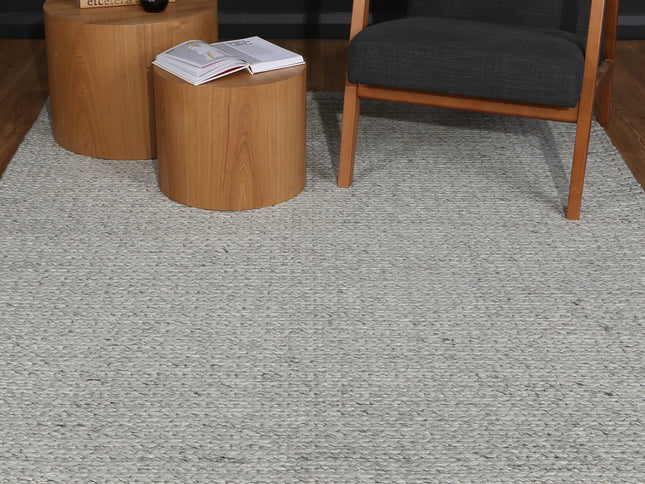 Harlow Cue Grey Wool Blend Rug