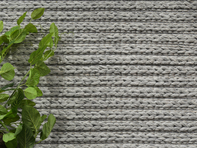 Harlow Cue Grey Wool Blend Rug