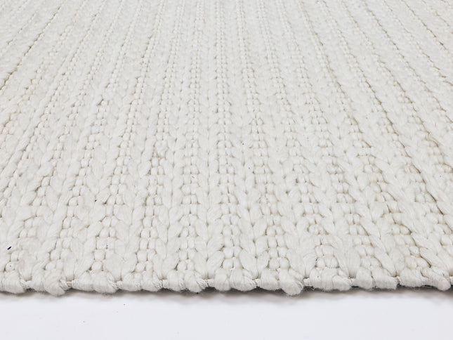 Harlow Cue White Wool Blend Rug