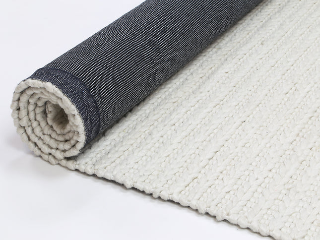Harlow Cue White Wool Blend Rug