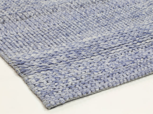 Harlow Grace Blue Wool Blend Rug