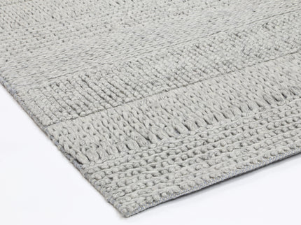 Harlow Grace Grey Wool Blend Rug