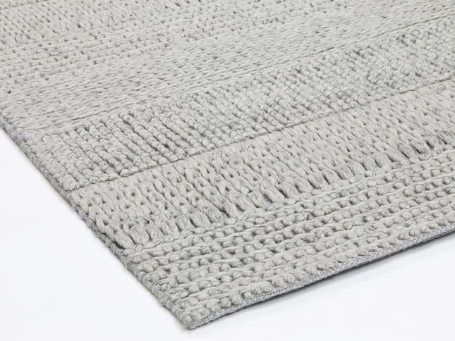 Harlow Grace Grey Wool Blend Rug