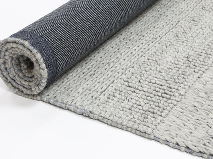 Harlow Grace Grey Wool Blend Rug