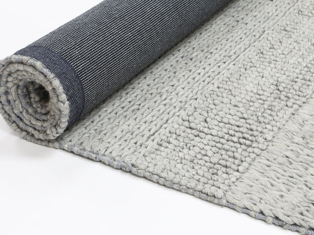 Harlow Grace Grey Wool Blend Rug