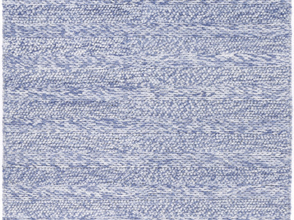 Harlow Ringlets Blue Wool Blend Rug