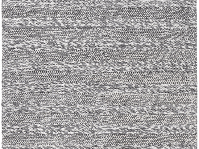 Harlow Ringlets Charcoal Wool Blend Rug