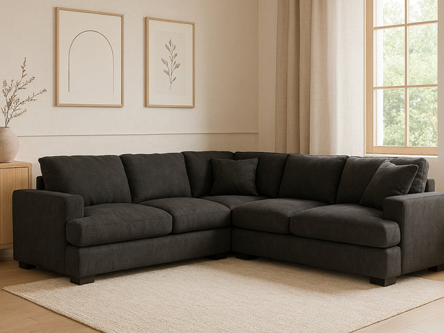 Hasting Corner Lounge - Dark Grey