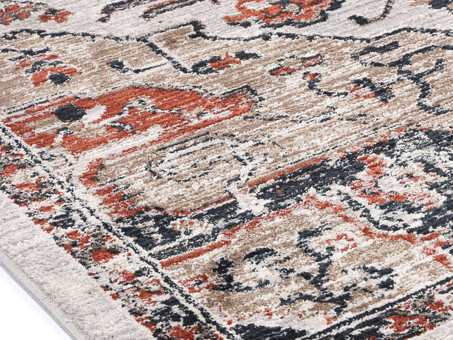 Havana Abajo Contemporary Grey & Blue Rug