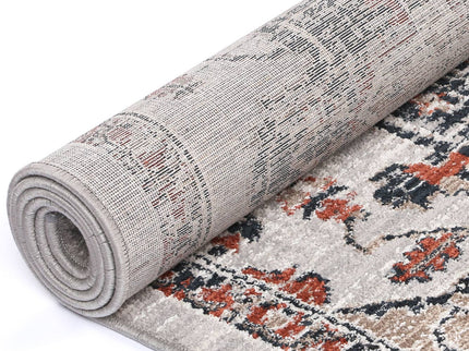 Havana Abajo Contemporary Grey & Blue Rug