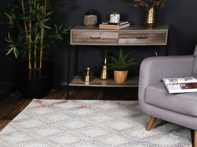 Havana Corralillo Contemporary Cream & Gold Rug