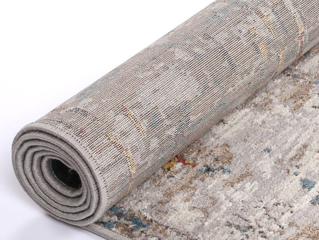 Havana Alquizar Abstract Beige & Grey Rug