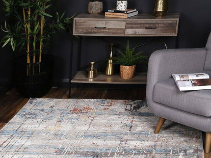 Havana Alquizar Abstract Beige & Grey Rug