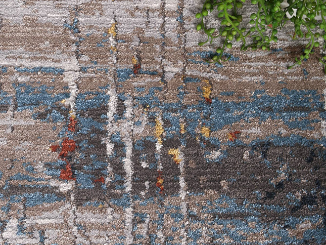 Havana Alquizar Abstract Beige & Grey Rug