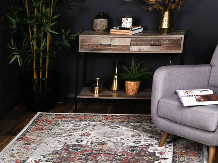 Havana Nazareno Transitional Grey & Beige Rug
