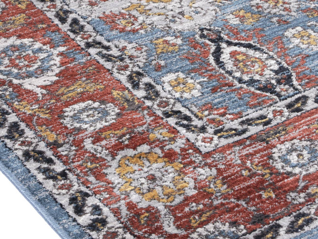 Havana Papian Transitional Charcoal & Blue Rug