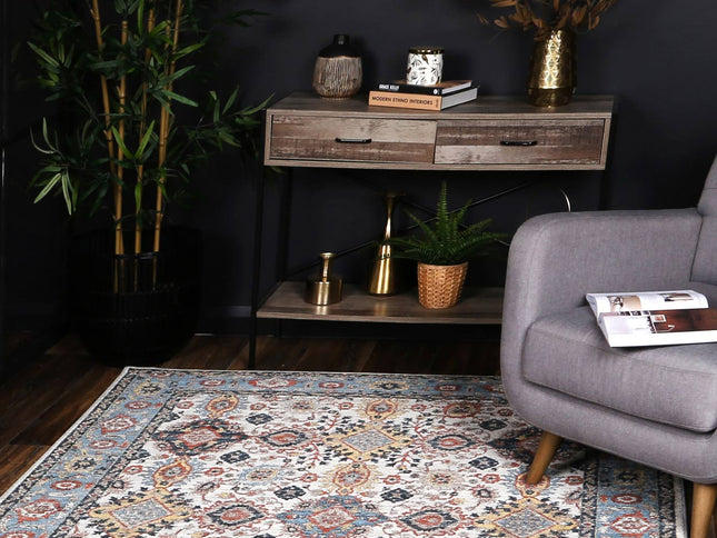 Havana Camacho Transitional Cream & Grey Rug