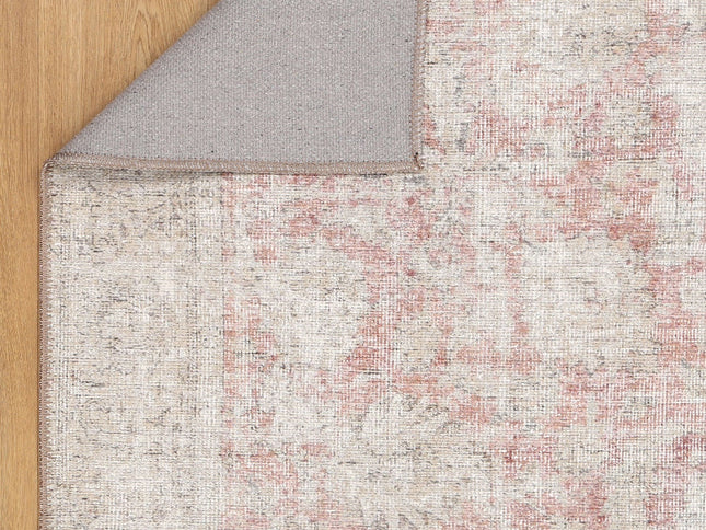 Home Culture Carmella Blush Machine Washable Rug