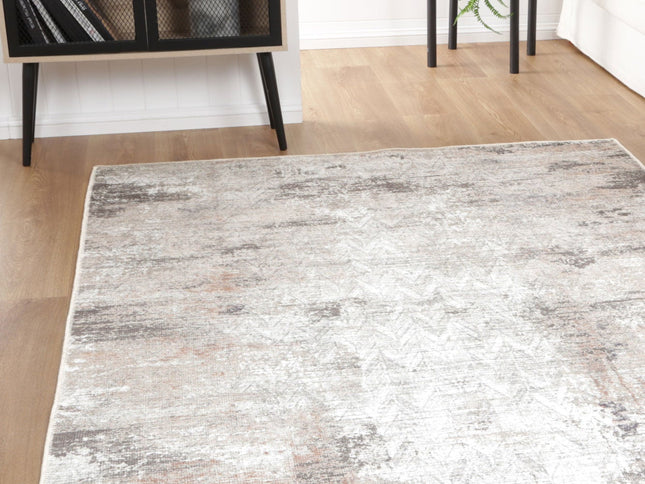 Home Culture Limestone Machine Washable Rug