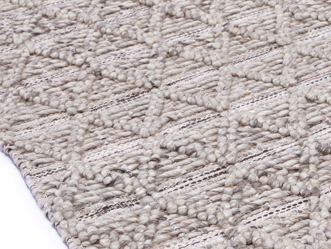 Himalaya Mosaic Tribal Ash Wool Rug