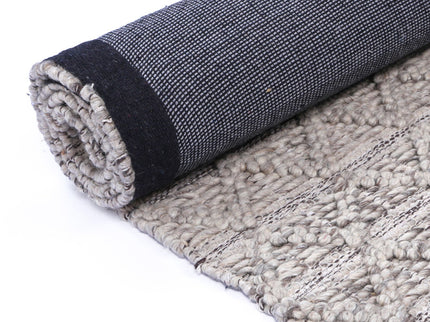 Himalaya Mosaic Tribal Ash Wool Rug