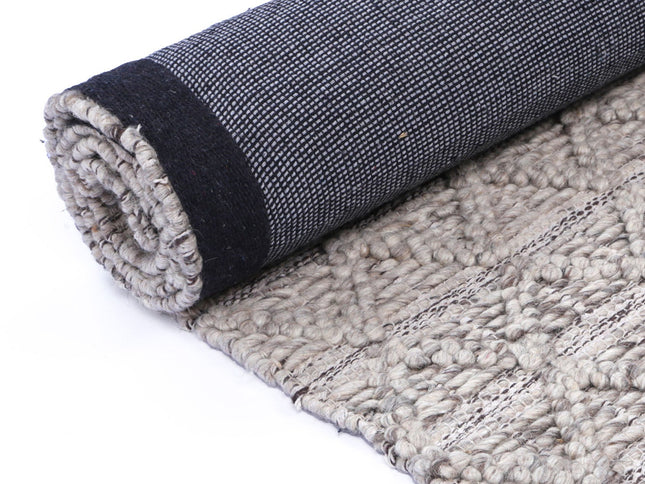 Himalaya Mosaic Tribal Ash Wool Rug