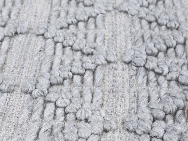 Himalaya Mosaic Tribal Grey Wool Rug