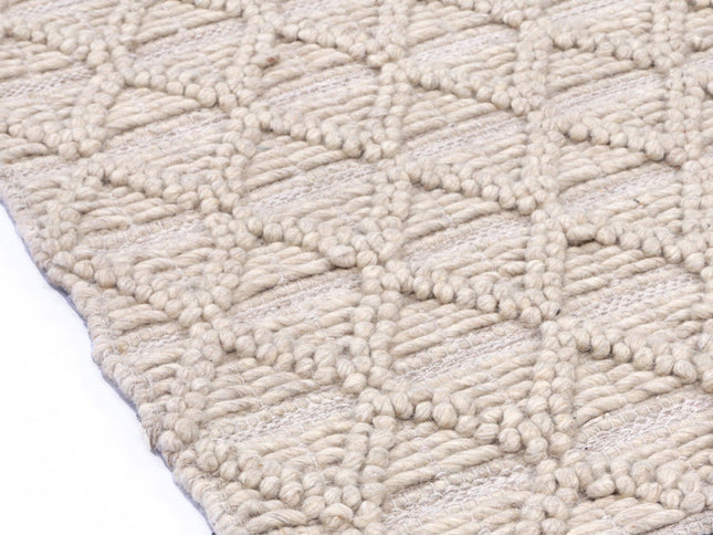 Himalaya Mosaic Tribal Natural Wool Rug