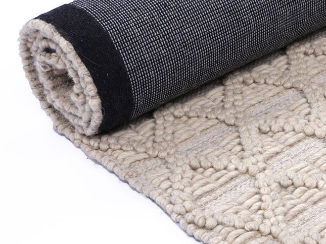 Himalaya Mosaic Tribal Natural Wool Rug