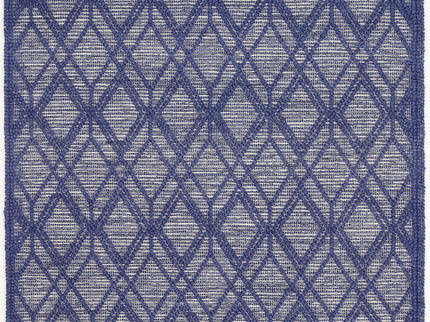Himalaya Cobblestone Tribal Blue Wool Rug