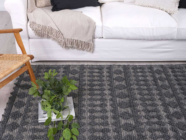 Himalaya Fine Tribal Grey Wool Rug