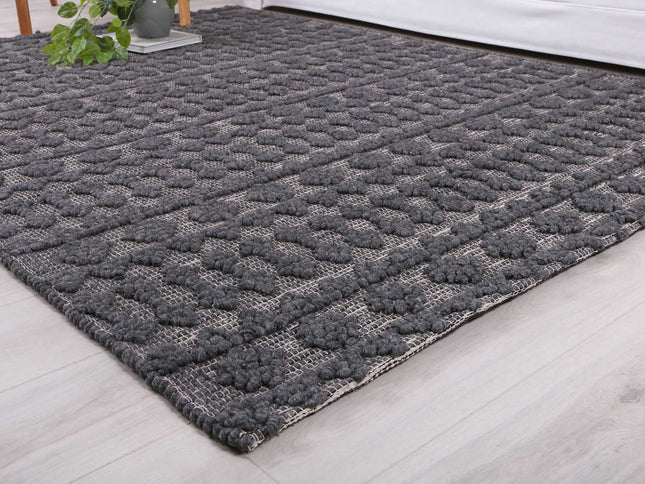 Himalaya Fine Tribal Grey Wool Rug