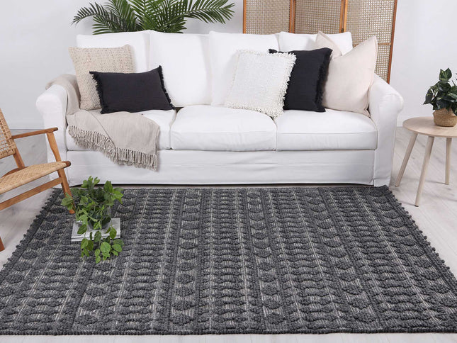 Himalaya Fine Tribal Grey Wool Rug