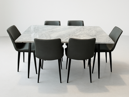 Hani - 150cm w/ Forest Grey Chairs