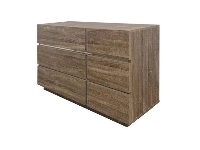 Hannah Dresser & Mirror- Light Oak