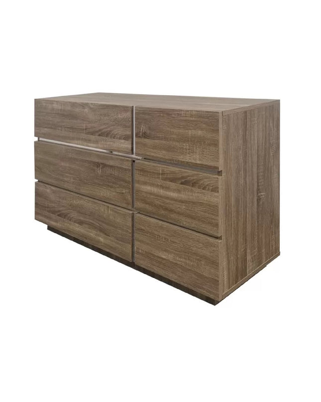 Hannah Dresser & Mirror- Light Oak