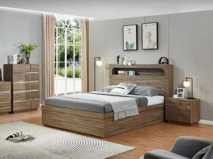 Hannah 4Pce King Tallboy Suite - Light Oak